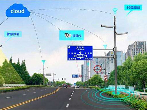 区别传统路灯杆 5G多功能智慧灯杆的优势